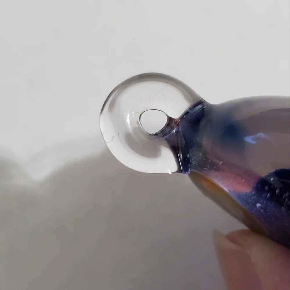Blue Glass Pendant - Picture 5 of 5
